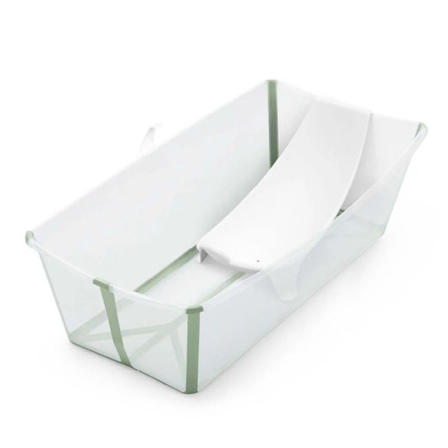 STOKKE FLEXI BATH X-LARGE BUNDLE TRANSPARENT GREEN