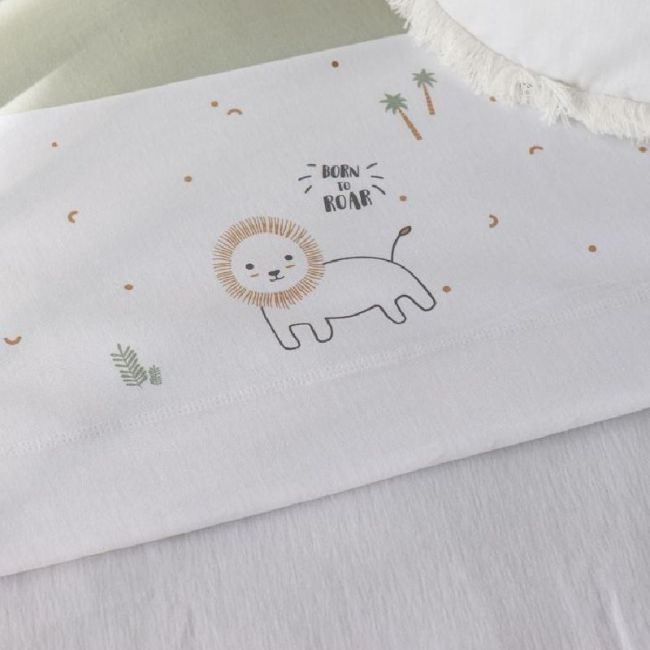 Draps 3 pièces pour mini-berceau en jersey Nairobi Bonjourbebe - Moutarde