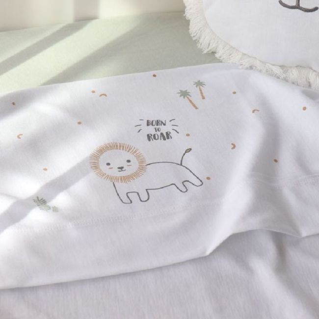 Draps 3 pièces pour mini-berceau en jersey Nairobi Bonjourbebe - Moutarde