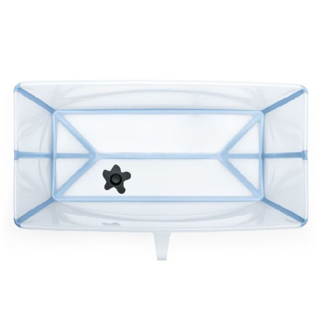 Set de Baignoire Bébé Pliable Flexi Bath Ocean Blue XL avec Siège Nouveau-Né STOKKE - 3