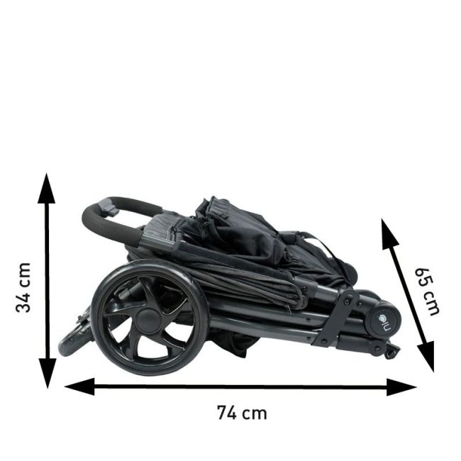 Poussette double VentTwin+ NIU - Noir Nuit NIU - 1