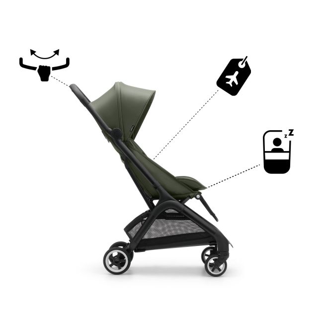 Passeggino Bugaboo Butterfly verde Bosco