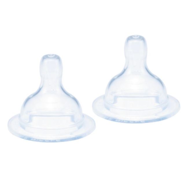 Set 2 Tettarelle in Silicone Flusso Variabile