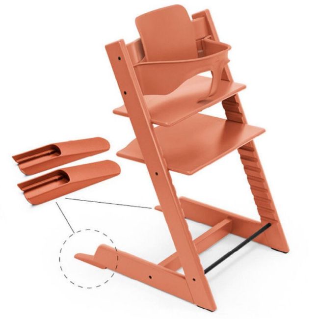 Ensemble bébé 2 en terre cuite pour Tripp Trapp de Stokke. STOKKE - 2