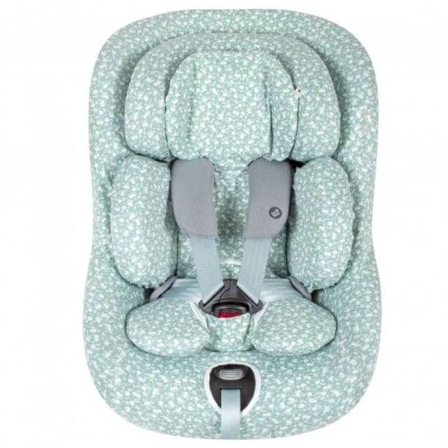 Housse pour siège auto Maxi-Cosi Pearl 360 et Mica Pro Eco i-Size + housse réductrice - Mist Green FUNDAS BCN - 1