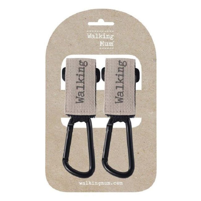 Walking Mum Set de 2 crochets pour poussette Eco Mum - Abricot WALKING MUM - 3