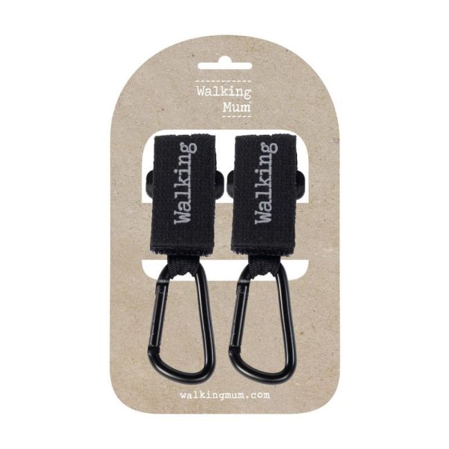 Walking Mum Set de 2 crochets pour poussette Eco Mum - Noir WALKING MUM - 3