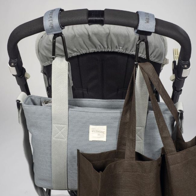 Set von 2 Haken für den Kinderwagen Eco Mum - Cloud WALKING MUM - 5