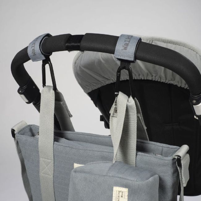 Set von 2 Haken für den Kinderwagen Eco Mum - Cloud WALKING MUM - 6