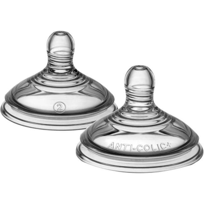 Ensemble de 2 tétines Tommee Tippee Advanced Anti Coliques - Débit Moyen TOMMEE TIPPEE - 2