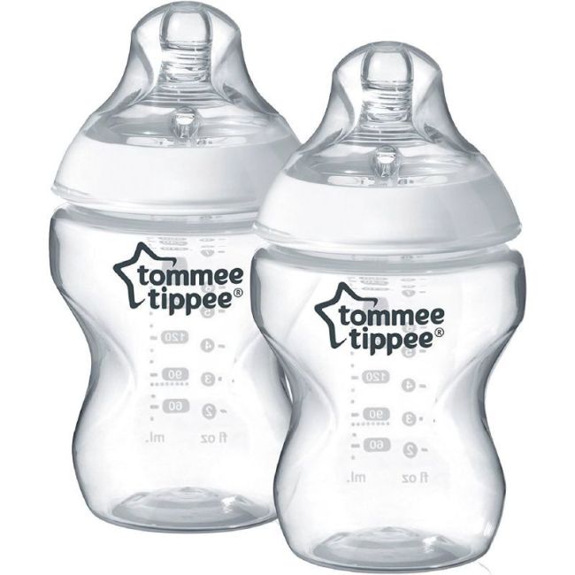 Set mit 2 Natural Start Flaschen 260ml von Tommee Tippee. TOMMEE TIPPEE - 1