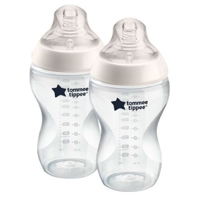 Set mit 2 Natural Start Flaschen 340ml von Tommee Tippee. TOMMEE TIPPEE - 1