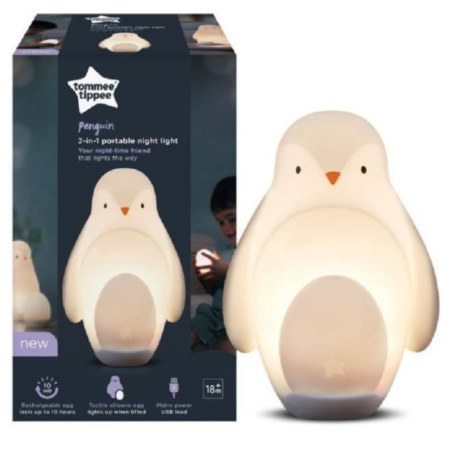 Luce Notturna 2 in 1 Pinguino Tommee Tippee TOMMEE TIPPEE - 1