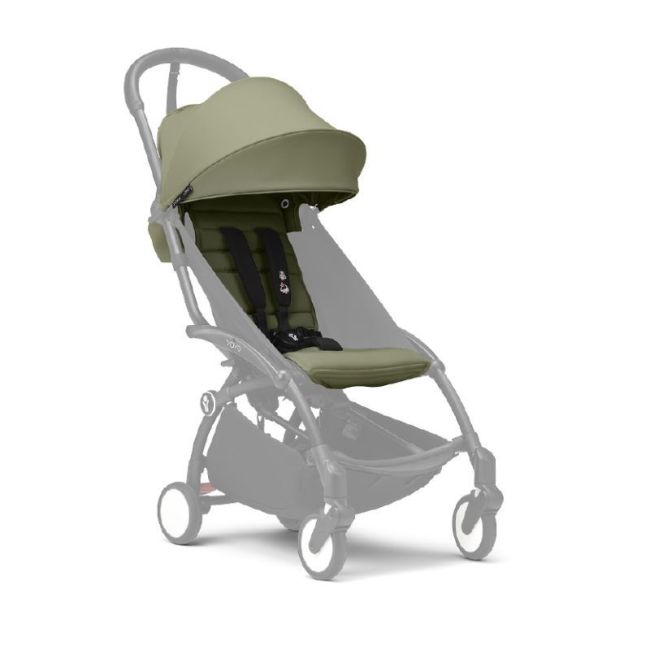 Pack de Textile et Capote 6+ Stokke YOYO3 - Olive STOKKE - 1