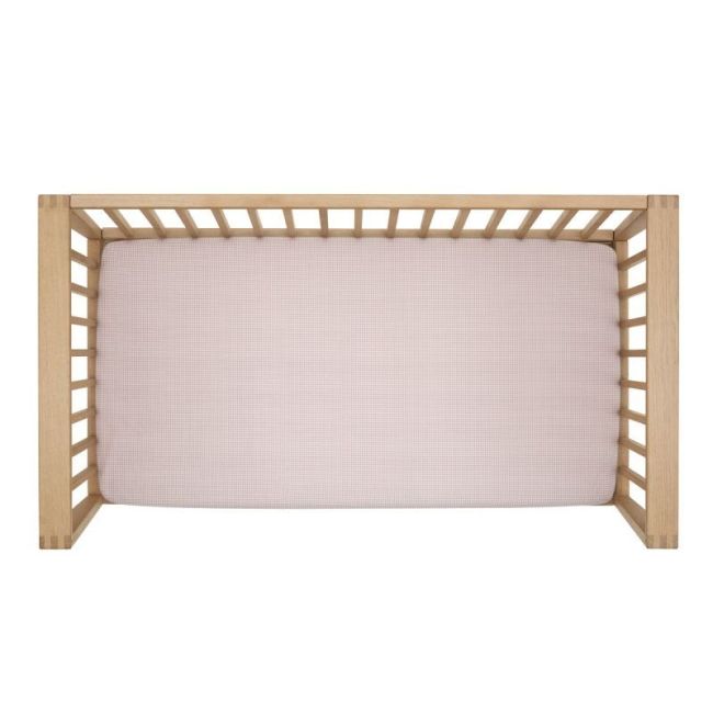 Bettlaken für Babybett 60er-Pack, 2 Stück, 60x120x17 cm, Mini Windsord Rosa. CAMBRASS - 4