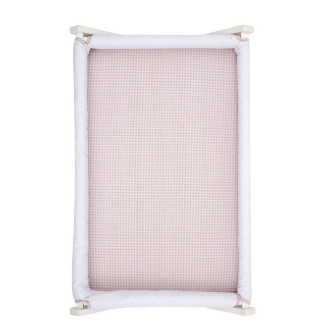 Spannbetttuch für Babywiege, 2er-Pack, 50x82x10 cm, Mini Windsord Rosa. CAMBRASS - 4