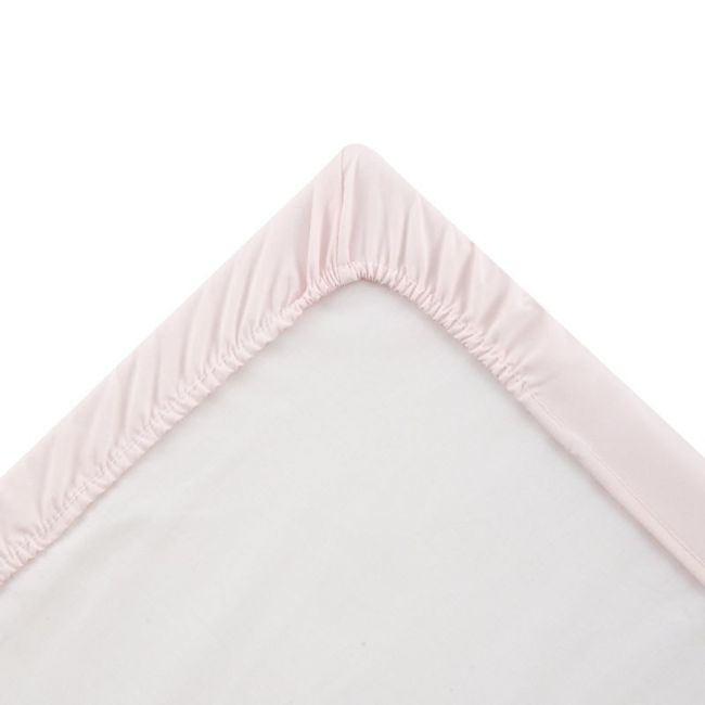 Spannbetttuch für Babywiege, 2er-Pack, 50x82x10 cm, Soft Rosa. CAMBRASS - 4