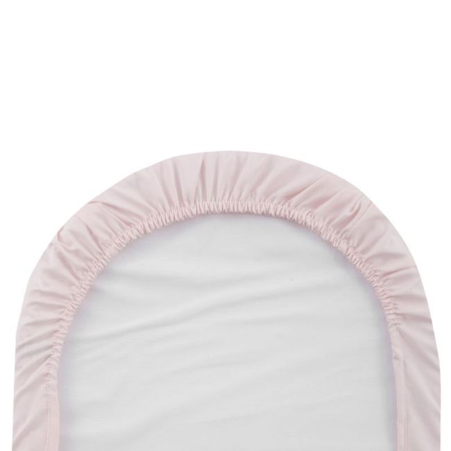 Lenzuolo per culla/ passeggino confezione da 2 pezzi 35x80x7 cm rosa morbido CAMBRASS - 4