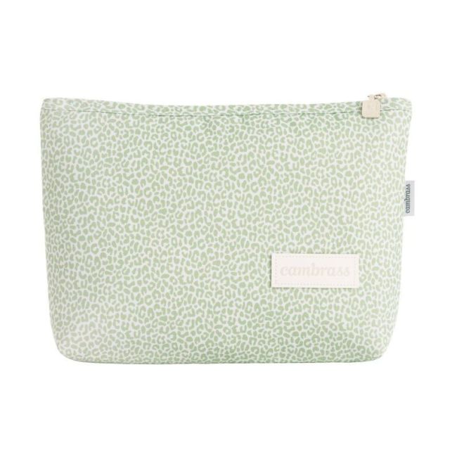 Borsa da toeletta stampa animalier menta 6X28X20 cm CAMBRASS - 1