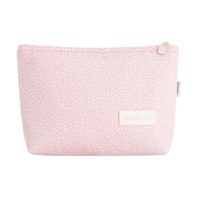 Sac de toilette imprimé animal rose 6X28X20 cm CAMBRASS - 1