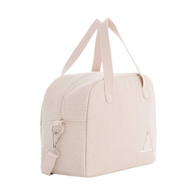 Sac à langer Prome en lin beige 18X41X31 cm CAMBRASS - 3