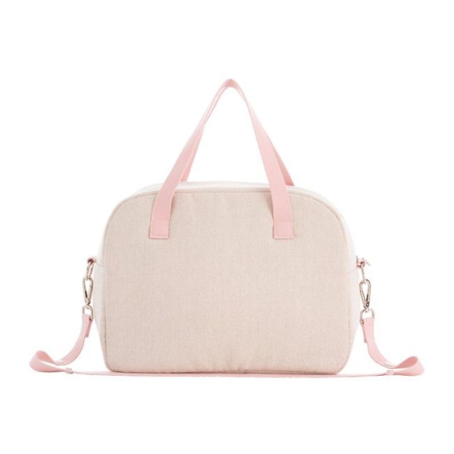 Wickeltasche Prome Leinen Rosa 18X41X31 cm CAMBRASS - 2