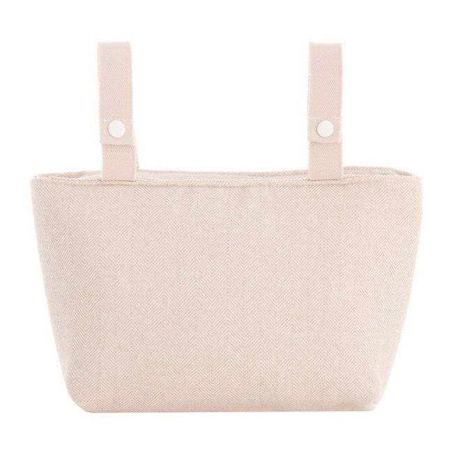 Organizer-Tasche Leinen Beige 13X38X20 cm CAMBRASS - 2