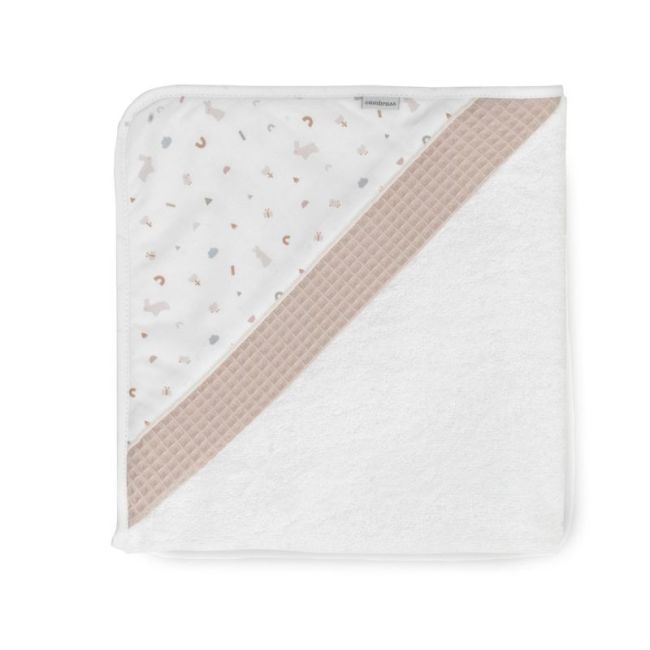 Tablier de bain Lapin Beige 100X100X1 cm CAMBRASS - 2