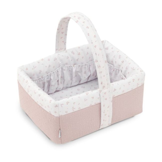 Panier de naissance 22,5X29X29 cm Plumeti Rose CAMBRASS - 1