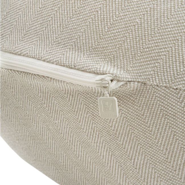 Coussin d'allaitement Luna 80X185X16 cm Lin Beige CAMBRASS - 4