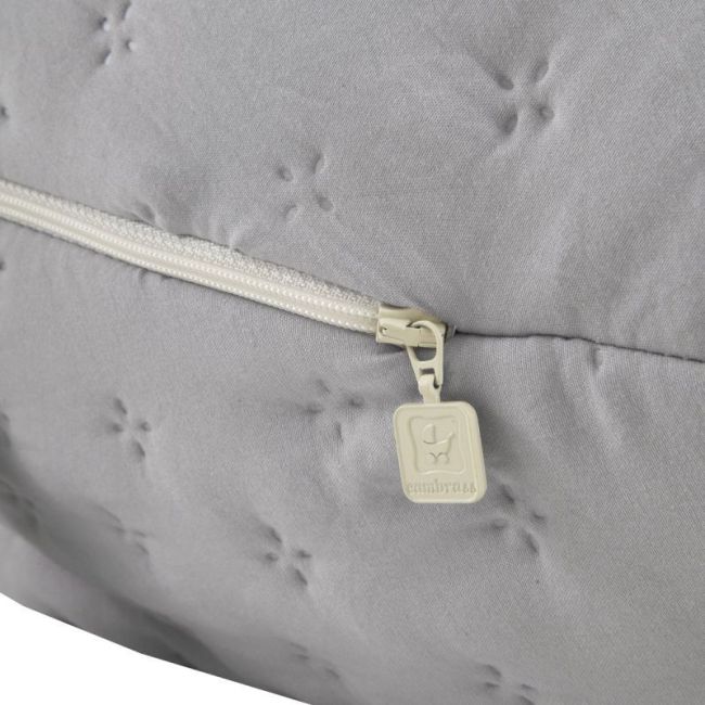 Coussin d'allaitement Luna 80X185X16 cm Soft Gris CAMBRASS - 4