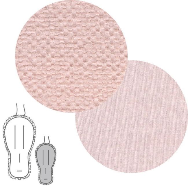 Tappetino per seggiolino Buga Reversible Soft Rosa 43X88X1 Cm CAMBRASS - 2