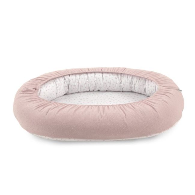 Baby Nest Bed Plumeti 55X90X15 cm Pink CAMBRASS - 1