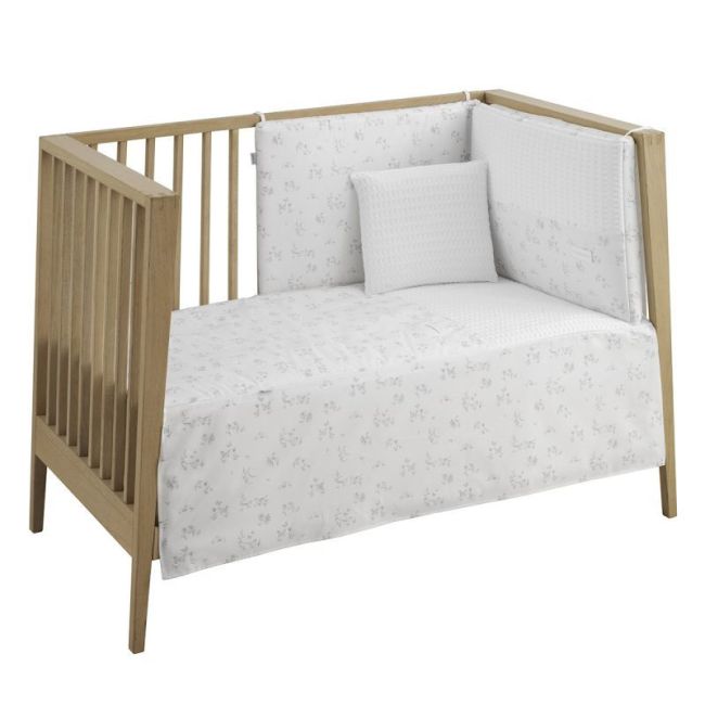 Ensemble de 2 pièces Couette I-V. Berceau 60 Merlo Crème 60X120X3 Cm CAMBRASS - 1