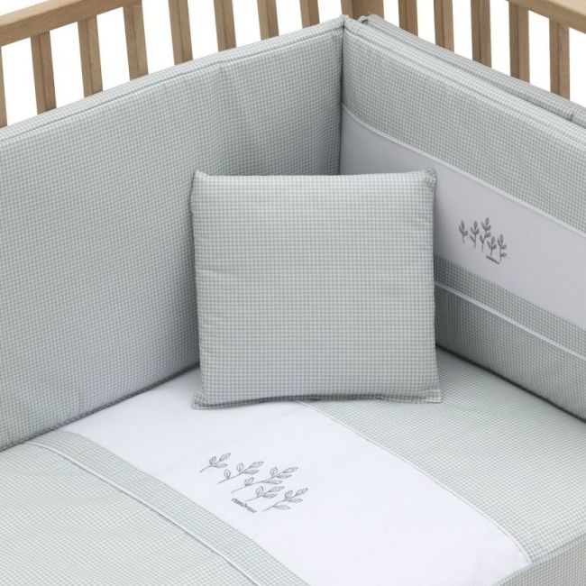 2-teiliges Bettdeckenset I-V. für Babybett 60 Mini Windsord Mint 60X120X3 cm. CAMBRASS - 2