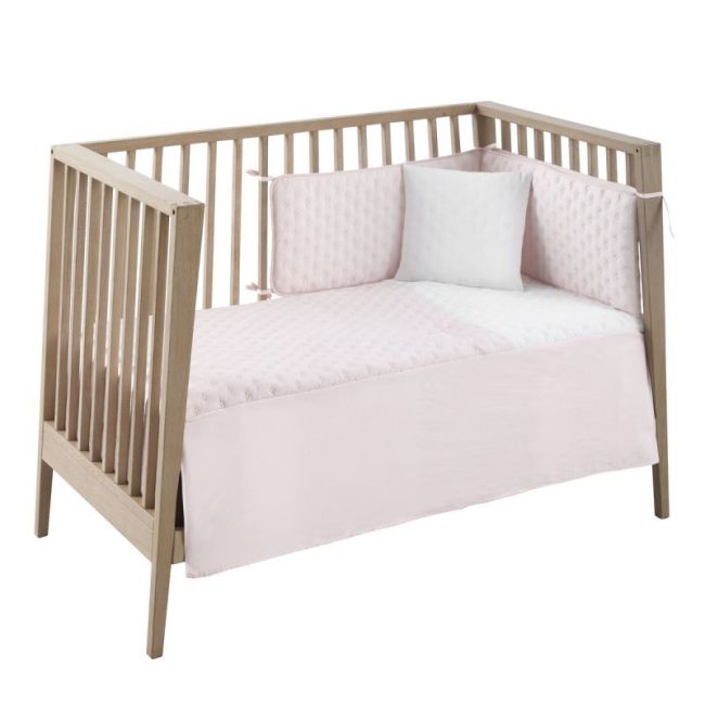 Ensemble de 2 pièces Couette I-V. Lit de bébé 60 Soft Rose 60X120X3 Cm CAMBRASS - 1