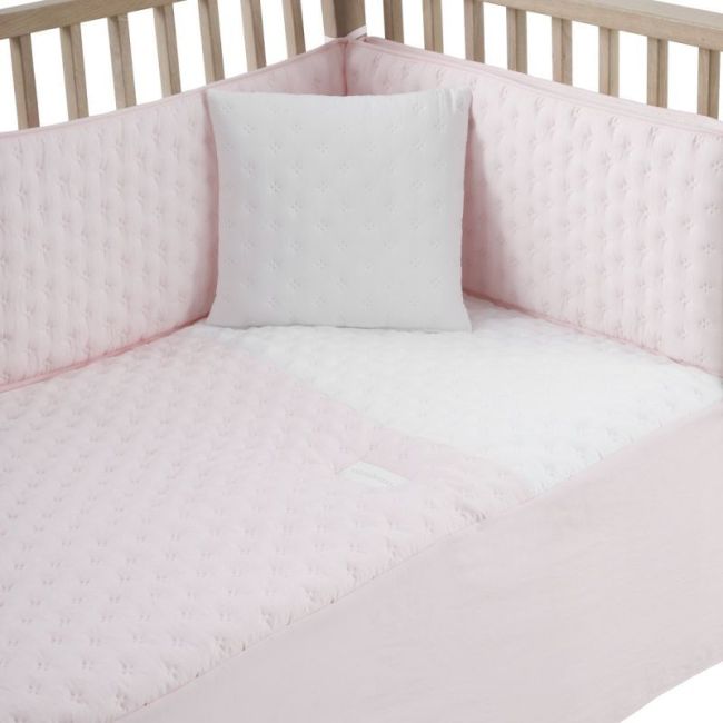 Ensemble de 2 pièces Couette I-V. Lit de bébé 60 Soft Rose 60X120X3 Cm CAMBRASS - 2