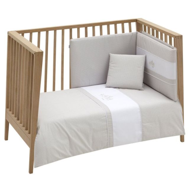 Juego 2 Stücke F.Nordica Babybett 60 Mini Windsord Roh 100X140X3 cm CAMBRASS - 1