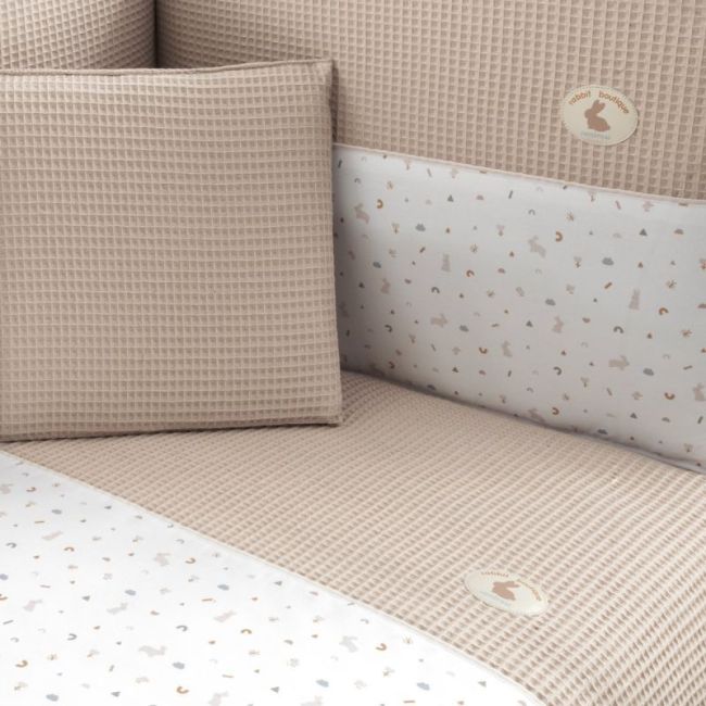 Set di 2 pezzi F.Nordica Lettino 60 Rabbit Beige 100X140X3 Cm CAMBRASS - 3