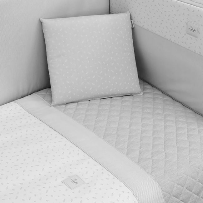 Spiel 2-teilig F.Nordica Babybett 70 Frisch Grau 110X170X3 cm CAMBRASS - 2