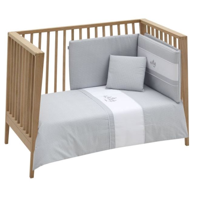 Jeu 2 Pièces F.Nordica Lit Bébé 70 Mini Windsord Gris 110X170X3 Cm CAMBRASS - 1