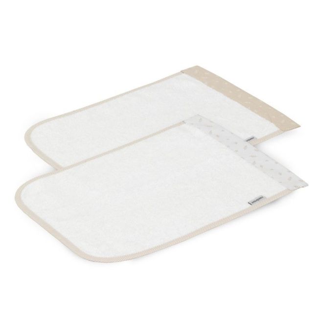 Lot de 2 serviettes fraîches beige 25X35X1 cm CAMBRASS - 3