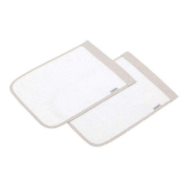 Lot de 2 serviettes Mini Windsord en couleur crème 25X35X1 cm. CAMBRASS - 3