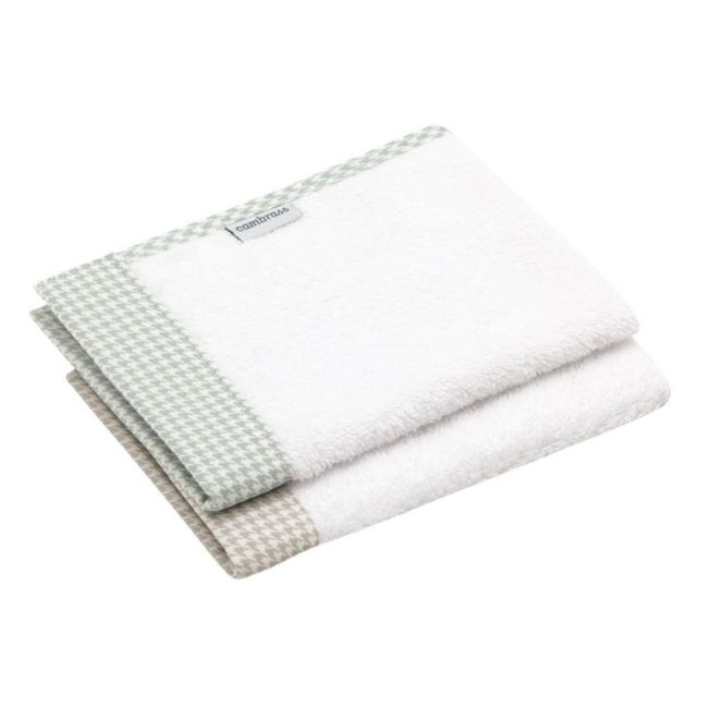 Lot de 2 serviettes Mini Windsord Mint 25X35X1 cm CAMBRASS - 1