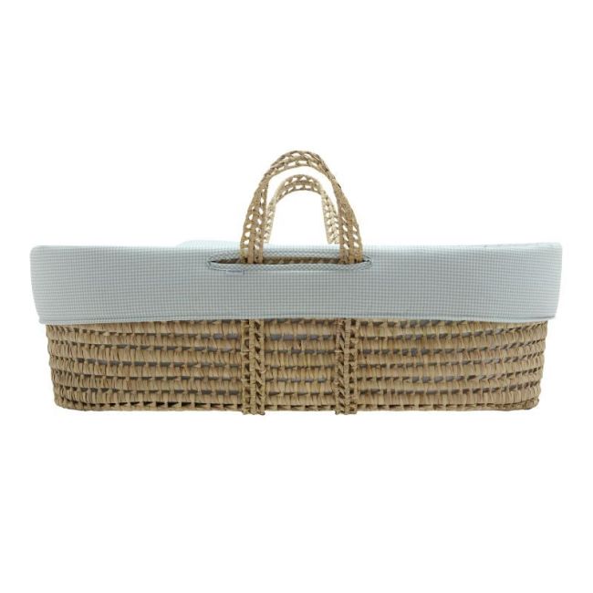 Moses Basket in Palm with Padded Mini Windsor Mint 39X80X25 cm CAMBRASS - 3