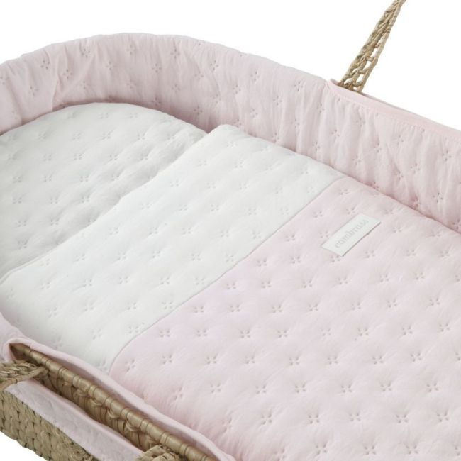 Gepolstertes Palmwiegenbett Une Soft Rosa 39X80X25 cm CAMBRASS - 2