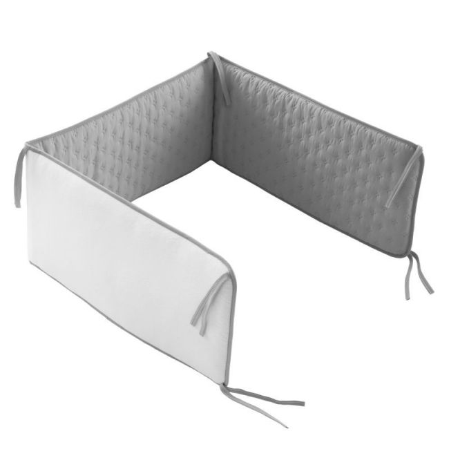 Protège-matelas 60 (Lit 60) 180X30X3 Cm Doux Gris CAMBRASS - 1