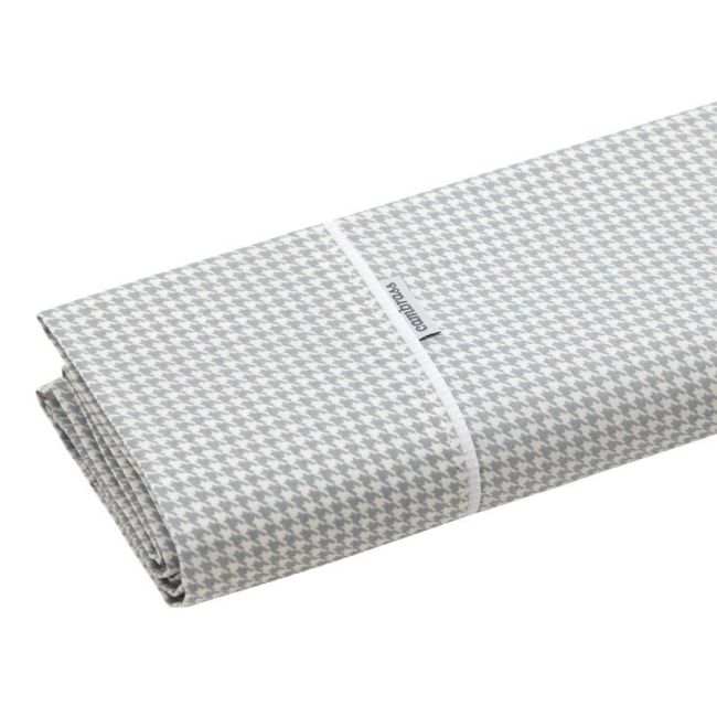 Kinderbettlaken 3-teilig (60x120 Bett) 100x165x1 cm Mini Windsord Grau. CAMBRASS - 2