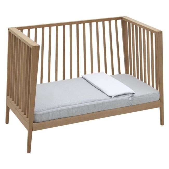 Housse de couette pour lit bébé I/V Mini Windsord Gris 60X120X3 cm CAMBRASS - 4