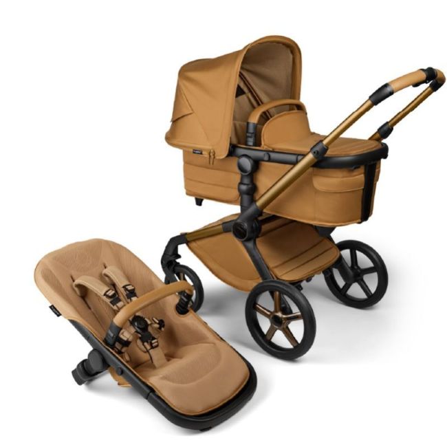 Bugaboo Fox 5 Schwarz Limited Edition - Glänzendes Bernstein BUGABOO - 5